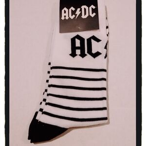 🎸AC/DC 🎸 Unisex Novelty SocksOne Size - Shoe Size 7 - 12  *NWT*
